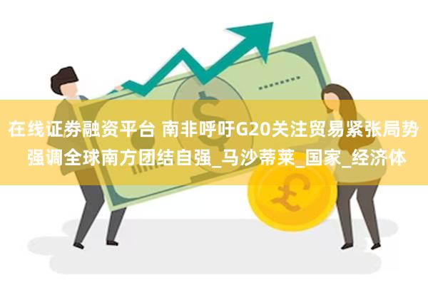 在线证劵融资平台 南非呼吁G20关注贸易紧张局势 强调全球南方团结自强_马沙蒂莱_国家_经济体