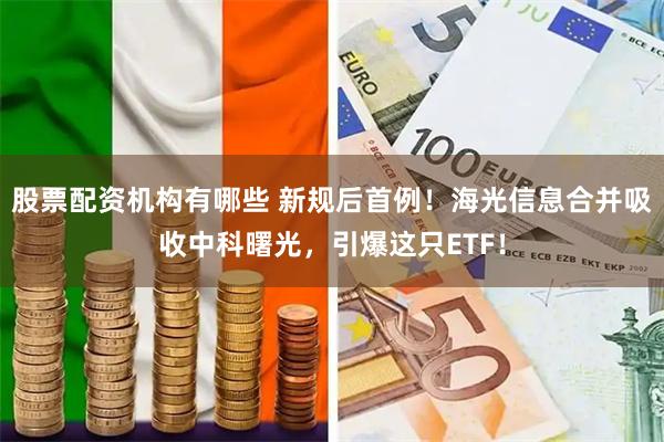 股票配资机构有哪些 新规后首例！海光信息合并吸收中科曙光，引爆这只ETF！