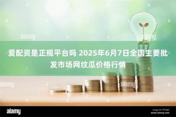 爱配资是正规平台吗 2025年6月7日全国主要批发市场网纹瓜价格行情