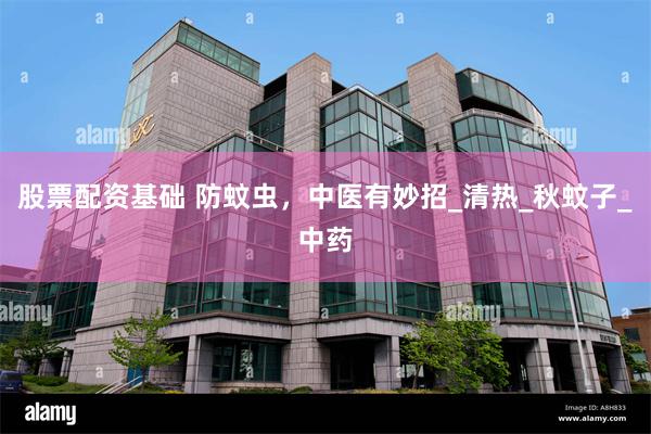 股票配资基础 防蚊虫，中医有妙招_清热_秋蚊子_中药